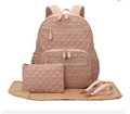 Zaino da mamma Valstrend, grande capacità, impermeabile, leggero, in piuma, per bambini e mamme, con tasche multiple