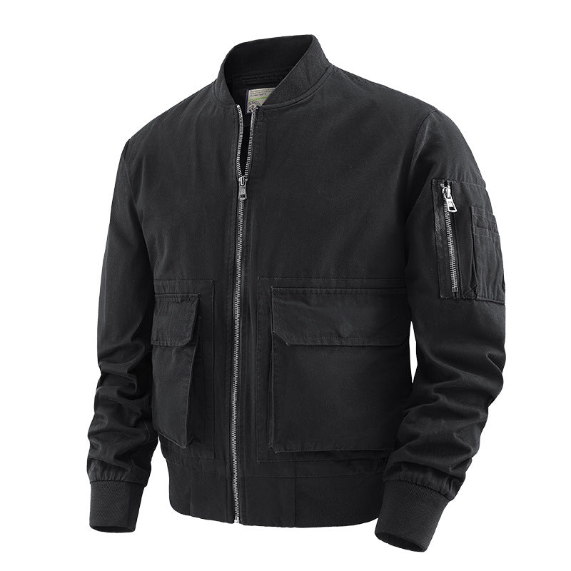 Giacca da uomo Valstrend in stile flight suit, con dettagli moderni e taglio elegante, ideale per look alla moda e casual.
