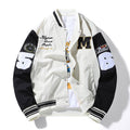 Giacca casual da baseball per ragazzi Valstrend shop, abbigliamento sportivo e alla moda, con dettagli in stile uniforme.