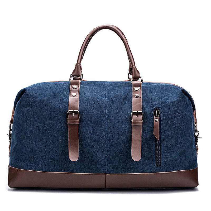 Grande borsa da viaggio in canvas per uomo, tote spaziosa e resistente, ideale per fitness e viaggi, marchio Valstrend.