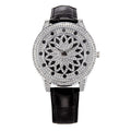 Orologio rotante da donna Valstrend Shop, orologio con simbolo della fortuna e design elegante, visibile in dettaglio.