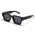 Occhiali da sole da uomo Valstrend con montatura sottile rettangolare, stile alla moda e personalità, con lenti trasparenti.