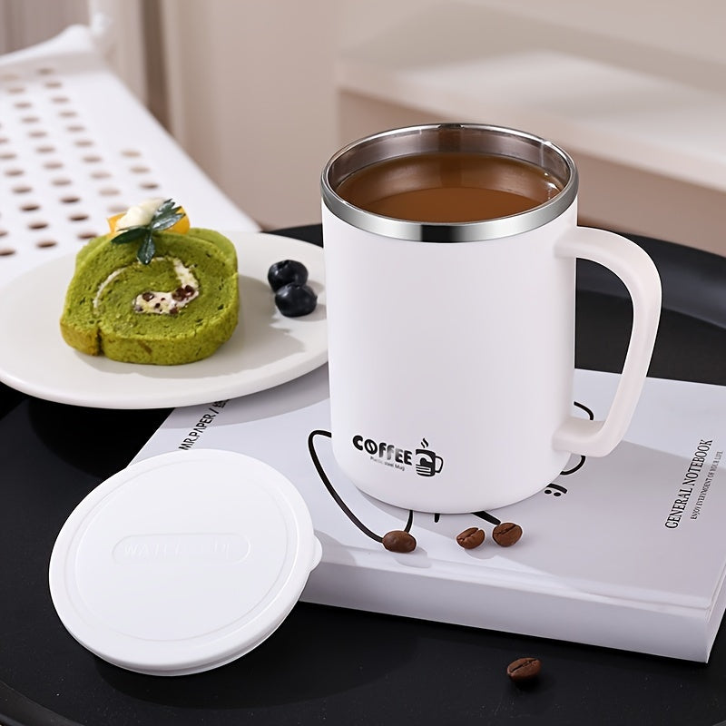 Tazza termica in acciaio inossidabile Valstrend con coperchio, BPA-free, portatile e durevole, ideale per caffè a casa o in ufficio