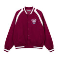 Giacca baseball da uomo Valstrend, stile fashion personality con dettagli alla moda, vista frontale su sfondo neutro.