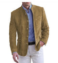 Giacca casual retrò da uomo Valstrend, stile europeo e americano, in tessuto resistente, con dettagli moderni e comoda vestibilità.