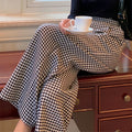 Pantaloni casual a vita alta e dritti Valstrend, pantaloni slim e larghi con vestibilità morbida e stile casual.