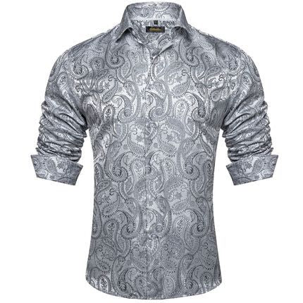 Camicia polo da uomo Valstrend, camicia sportiva a maniche lunghe con colletto e bottoni, stile casual e relax.