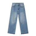 Jeans vintage uomo Valstrend con vestibilità dritta e ampia, tessuto in denim con dettagli classici e stile retrò.