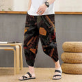 Pantaloni estivi uomo Valstrend in lino a gamba larga e morbida, ideali per un look fresco e comodo.