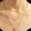 Collana donna con pendente a forma di cuore e lettera inglese 26, bracciale Valstrend in stile elegante e femminile