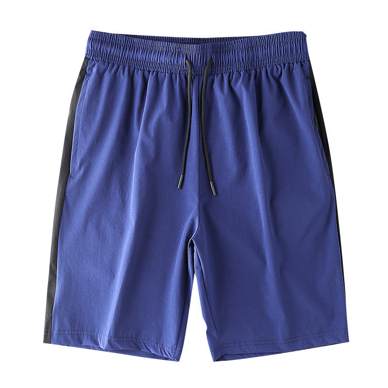 Pantaloncini sportivi casual da uomo Valstrend shop, pantaloni estivi leggeri in tessuto traspirante con fascia elastica in vita