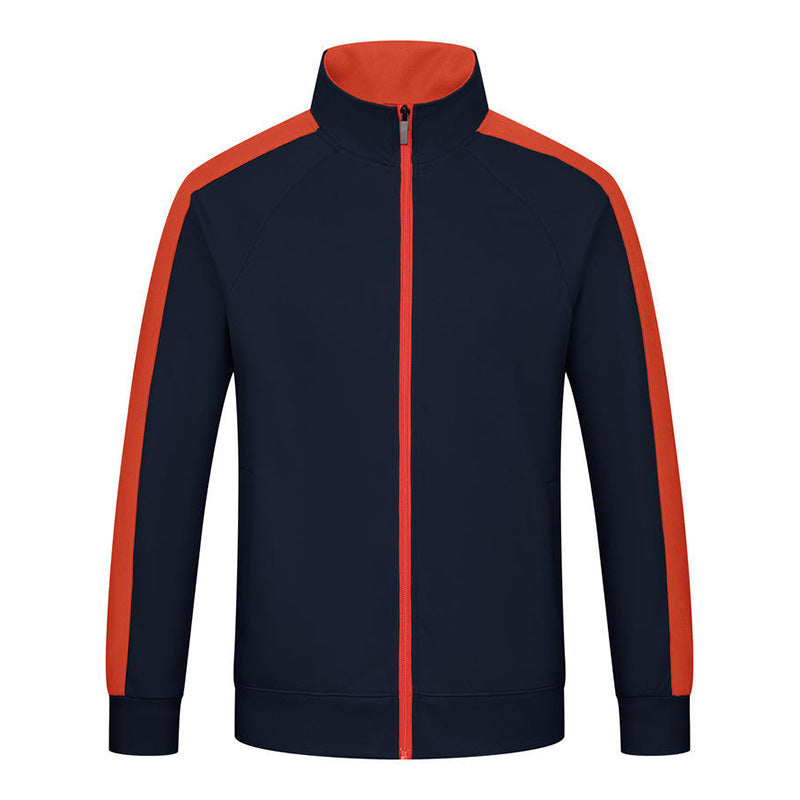 Felpa uomo casual con colletto rialzato e cappuccio, marca Valstrend, in tessuto morbido e comodo, vista frontale.