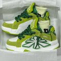 Scarpe Daddy Niche Bread stile coreano con suola spessa e alta, marca Valstrend, vista frontale con dettagli trendy e robusti
