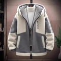 Cappotto maschile in pile di Berber loose Valstrend con stile casual, morbido e caldo, ideale per l'autunno e l'inverno