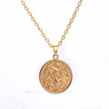 Pendente rotondo cinese con drago, placcato in argento, di stile creativo e dettagliato, di marca Valstrend shop.