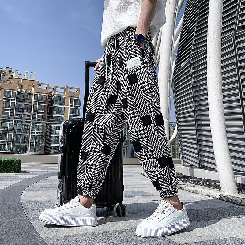 Casual Trendy Loose Ins Sports Harem Pants