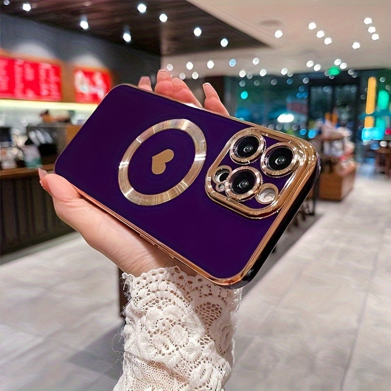 Custodia magnetica Valstrend per iPhone 15 Pro Max, 14 Pro Max e modelli, copertura morbida con protezione per lente e retro.