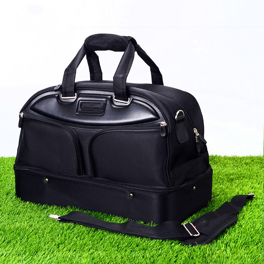 borsa per abbigliamento da golf Valstrend in nylon, doppio strato, grande capacità, ideale per il trasporto di abbigliamento golf