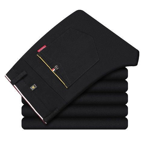 Pantaloni casual da uomo in cotone puro per primavera e estate, stile rilassato, marchio Valstrend Shop, visibili in questa immagine