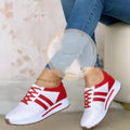 Scarpe estive con zeppa platform Valstrend, sandali casual in tessuto traspirante per primavera e estate, comode e eleganti.