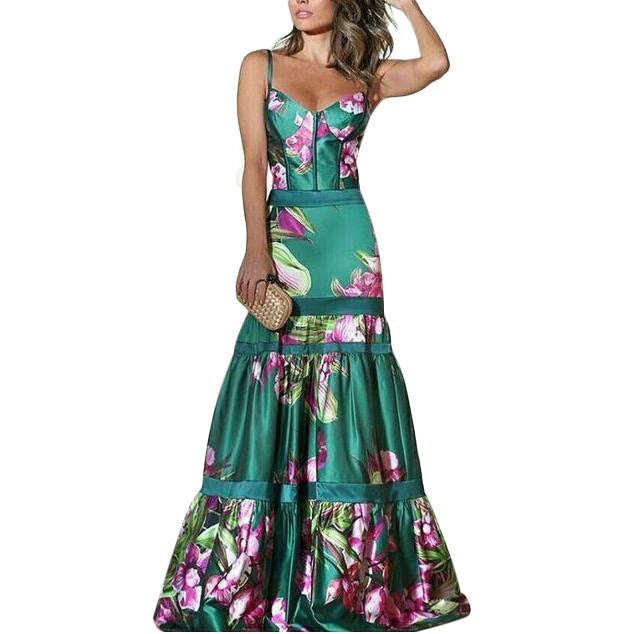 Vestito estivo Valstrend Shop Buenos Aires Summer Love con stampa floreale, tessuto leggero e stile elegante per l'estate