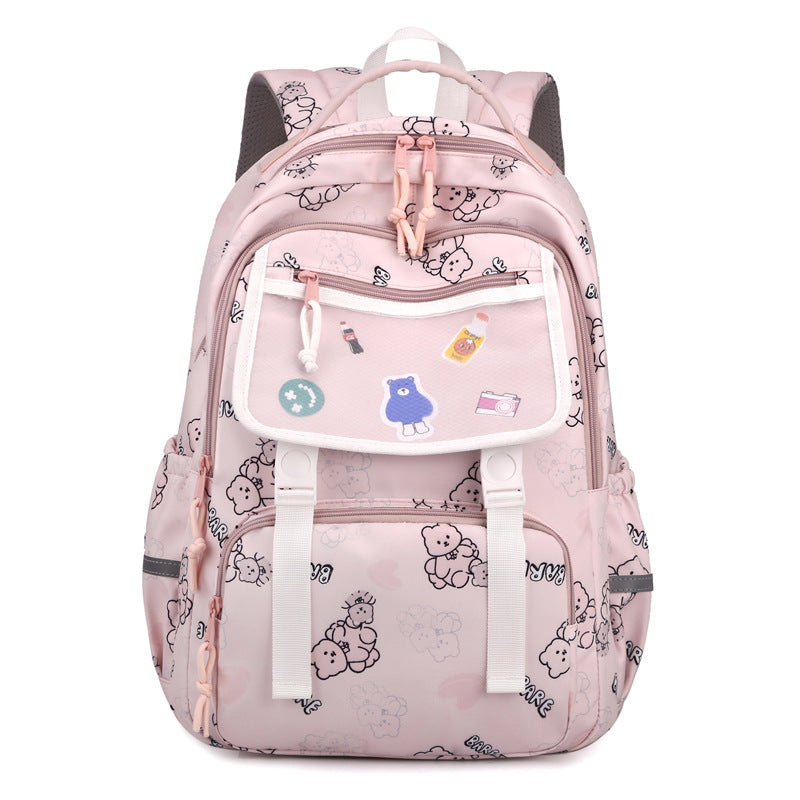 Zaino scolastico per bambini Valstrend, scuola elementare con stampa carina e super carina, design colorato e resistente.