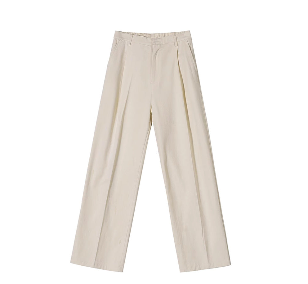 Men's Autumn And Winter Loose Straight Thickening Casual Pants