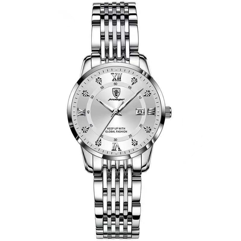 Orologio da donna waterproof Valstrend con quadrante luminoso in quarzo, resistente all'acqua e perfetto per ogni occasione