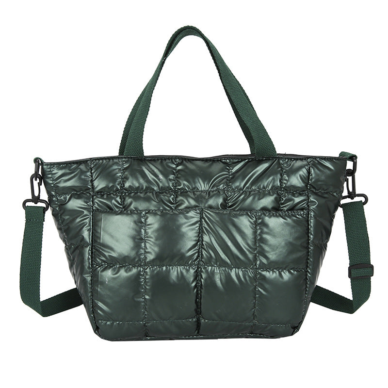 Borsa tote donna grande Valstrend con ricami di diamanti, design alla moda, spazio per oggetti personali, dettaglio elegante e moderno