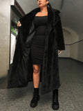 European And American Women's Clothing Long-cut Coat