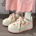 Scarpe da barca Valstrend con suola piatta, scarpa bassa con punta rotonda e lacci in gomma, stile casual e resistente.
