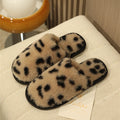 Ciabatte in cotone leopardate valstrend, calde e alla moda, con design confortevole e stile animale.