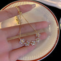 1PC Adjustable Flower Beads Chain Bracelet, Jewelry Decor For Girls