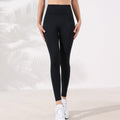 Leggings donna Valstrend in stile yoga autunno-inverno, vita alta e effetto nude, tessuto morbido e confortevole.
