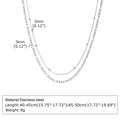Collana doppio giro con perle a forma di serpente e maglia a catena, gioiello semplice e elegante di Valstrend shop.