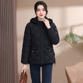 Cappotto termico in cotone di taglia grande Valstrend, imbottito, caldo e spesso, stile elegante e confortevole per l'inverno.