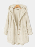 Cappotto lungo in velluto morbido da donna Valstrend, maniche lunghe e stile elegante, ideale per l'inverno e le occasioni formali.
