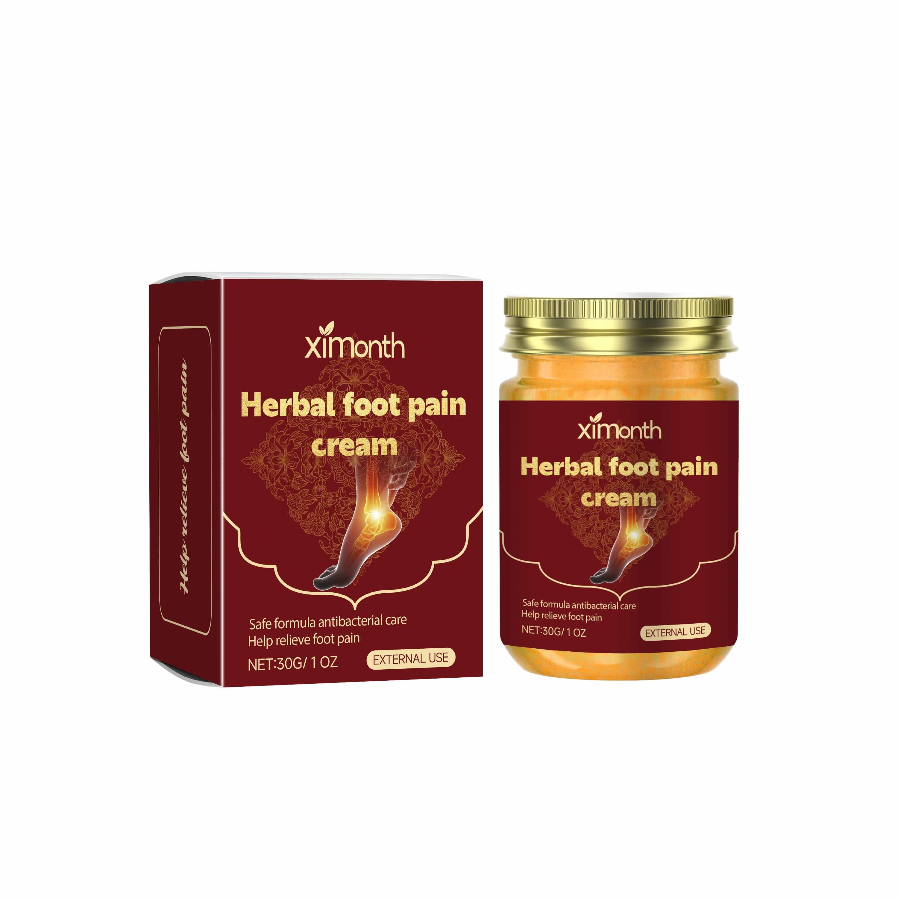 Crema naturale Valstrend per il dolore ai piedi, con ingredienti erboristici, in confezione da 100 ml, visibile sulla confezione.