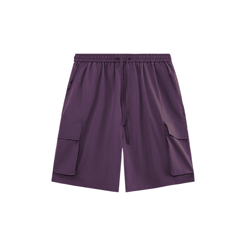 Pantaloncini da lavoro antivelluto Valstrend, corti, con ampie tasche e vestibilità dritta, ideali per campeggio e attività all'aperto