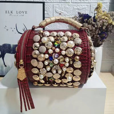 Borsa a tracolla da donna Valstrend, elegante e versatile, con spazio per effetti personali, ideale per lo stile quotidiano.
