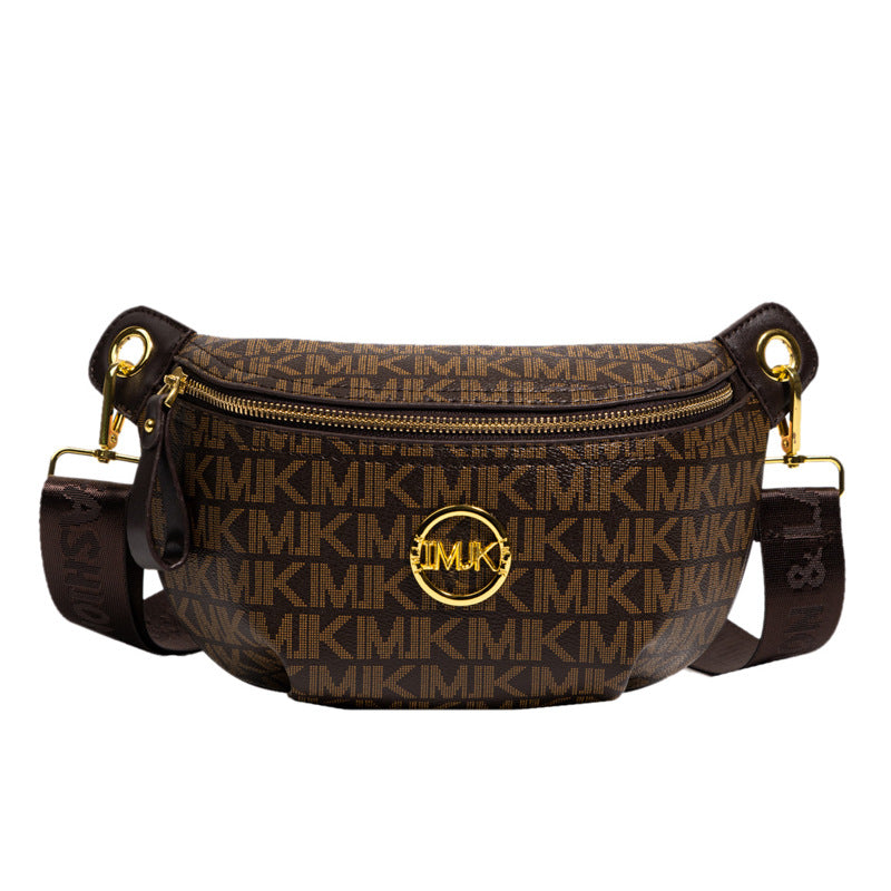 Borsa a tracolla vintage da donna Valstrend, stampa elegante, tessuto di buona qualità, ideale per ogni occasione.