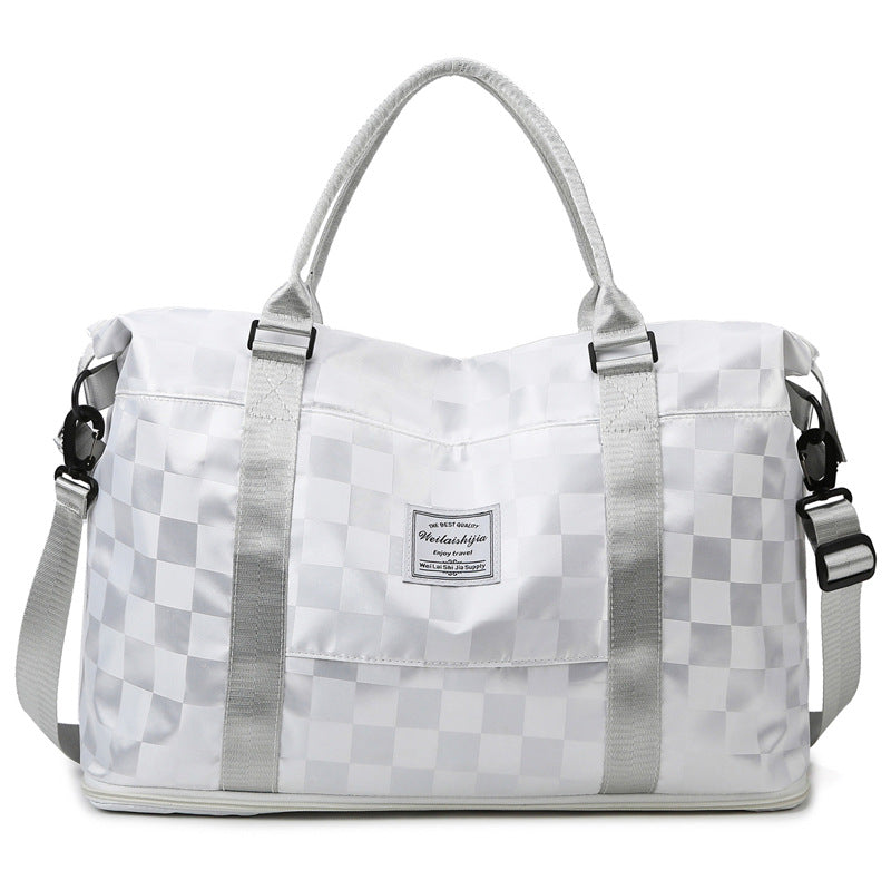 Valstrend bag da viaggio portatile con scomparto asciutto e bagnato, grande capacità, leggero e resistente per bagagli.