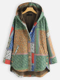Hooded Loose Plus Size Cotton Coat Jacket