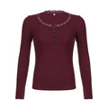 Camicia slim fit con maniche lunghe e cuciture in pizzo americano, modello con bottoni frontali, marchio Valstrend shop
