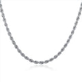 Collana a catena in canapa per uomo, stile twist, di Valstrend shop, con dettagli della catena e design artigianale.