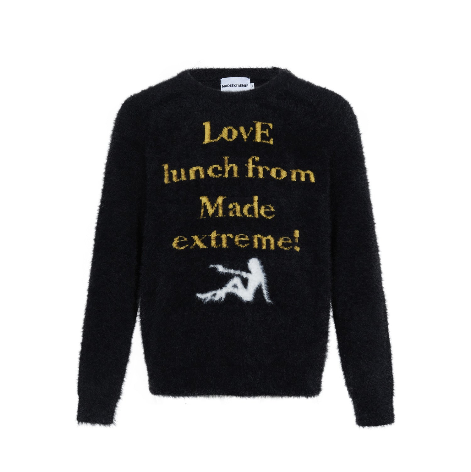 Niche Heavy Thin And Glittering Plush Design Dragon Year Sweater