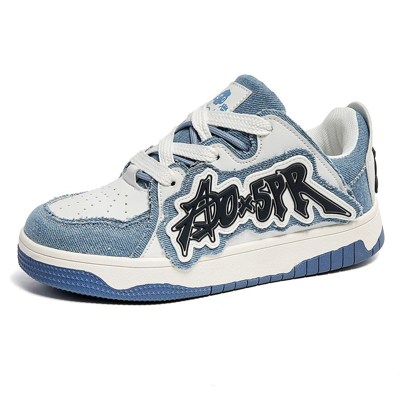 Scarpe sportive portatili Valstrend con suola spessa, ammortizzante e ideali per l'outdoor, in tessuto resistente e design alla moda