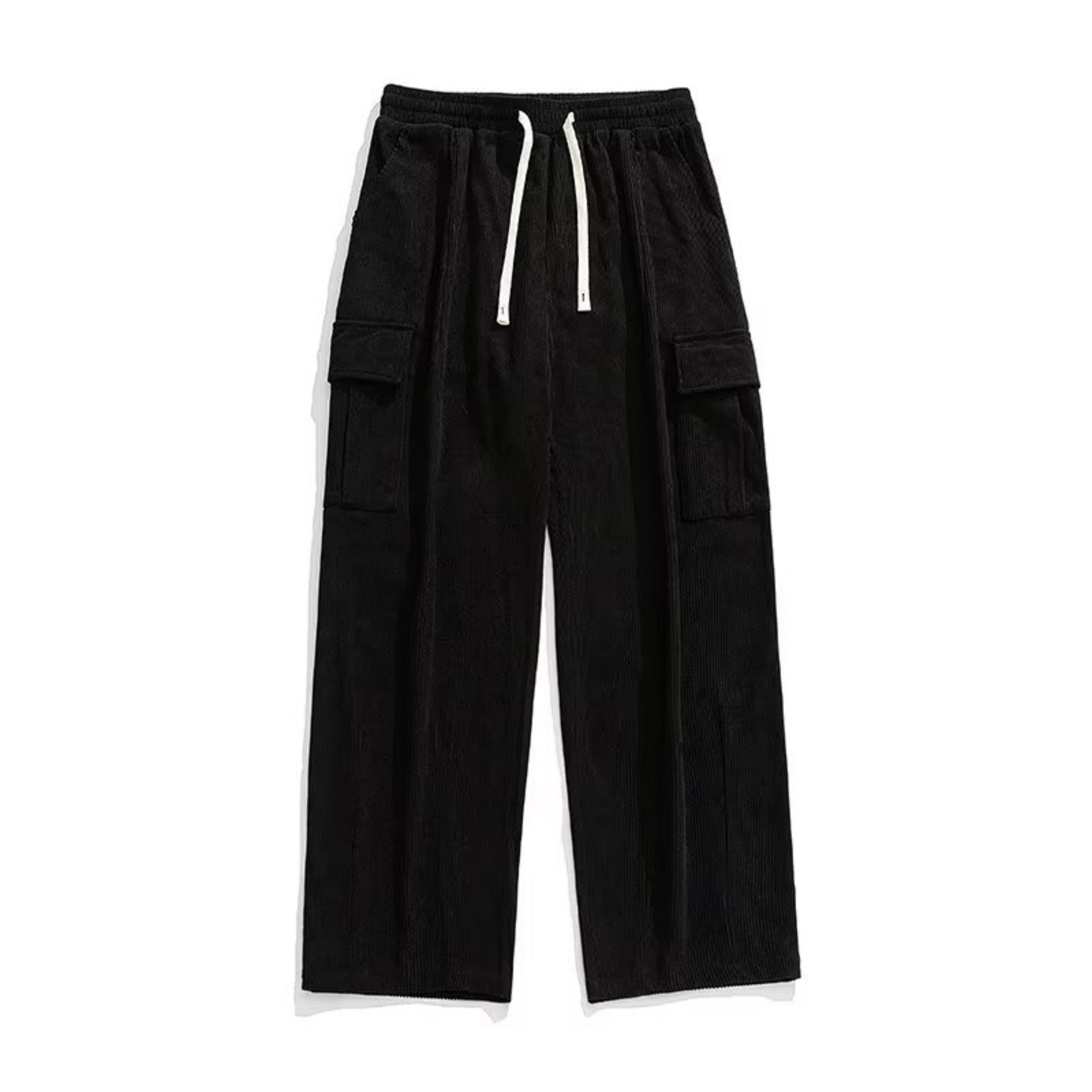 Pantaloni casual in velluto a coste autunno e inverno Valstrend, stile giapponese, tessuto caldo e comodo, in tonalità autunnali e invernali