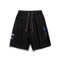 Pantaloncini sportivi da uomo Valstrend, pantaloni casual larghi con cintura a corda, tessuto leggero e comodo per il tempo libero