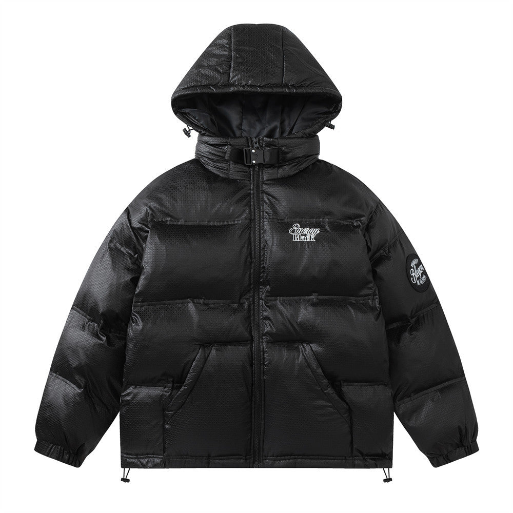 Giaccone spesso e sciolto da uomo di marca Valstrend, giacca da moda ampia e comoda per look casual invernale